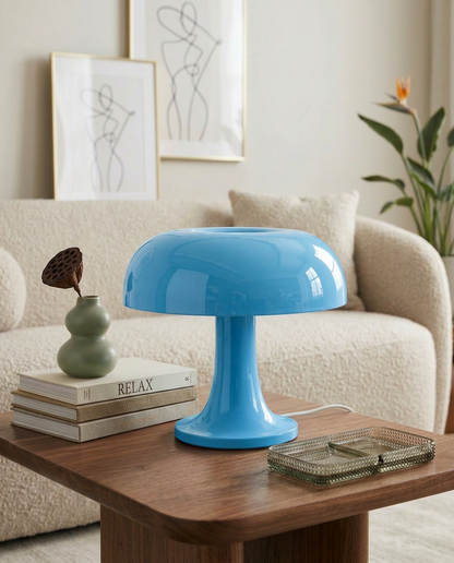 Lampe Mushroom Bleu Cyan