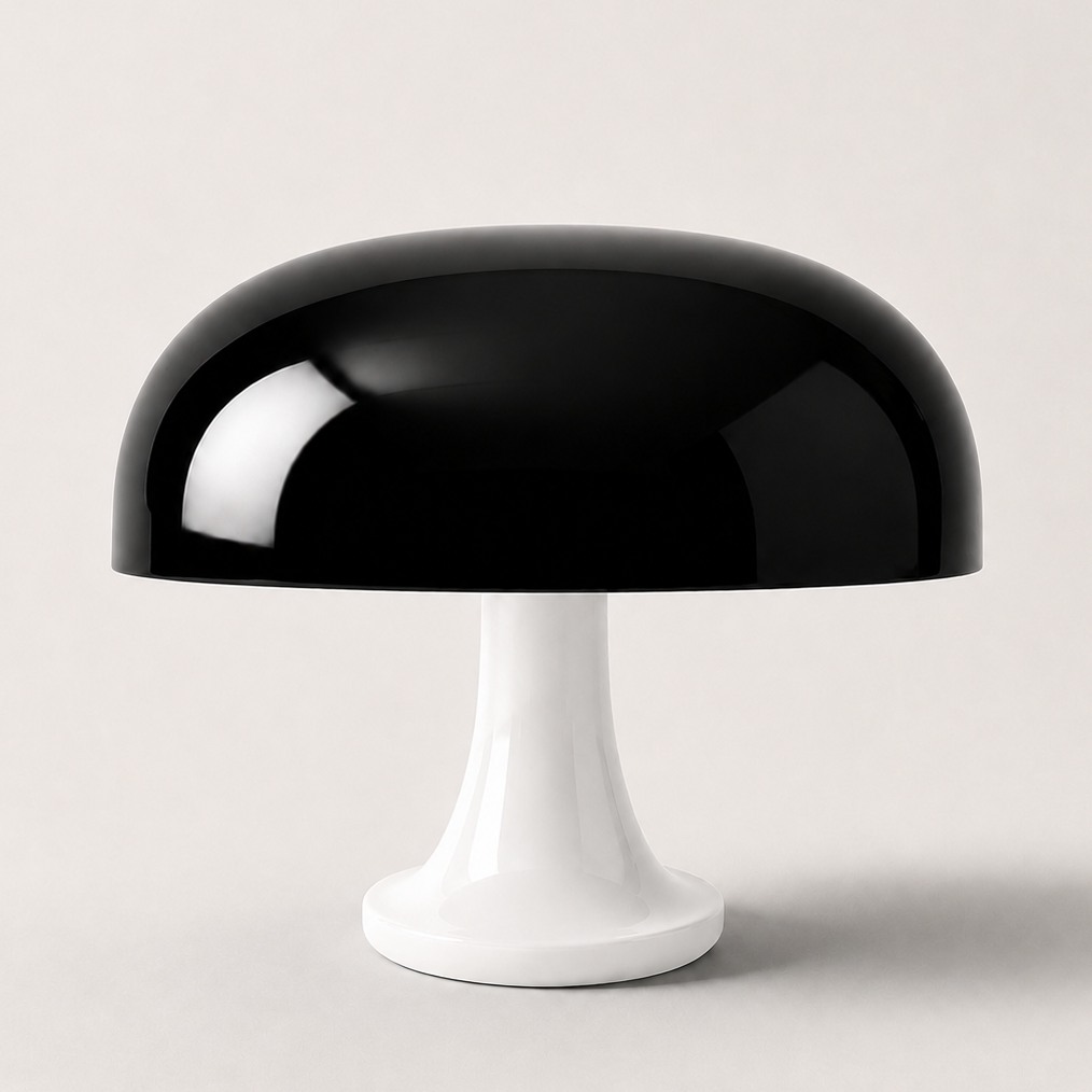 Lampe Mushroom Black and White