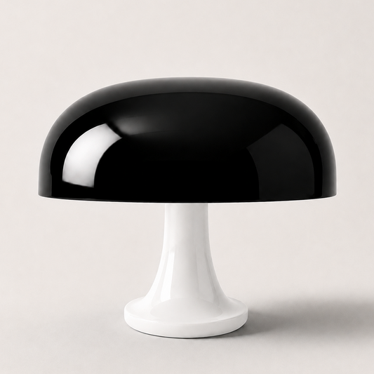 Lampe Mushroom Black and White