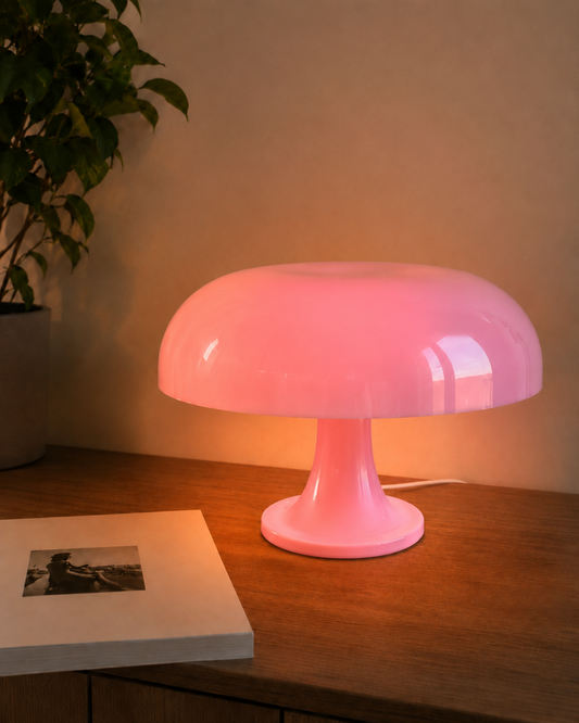 Lampe Mushroom Rose — Maison Badou