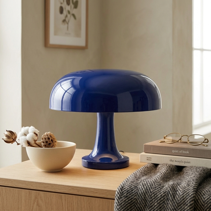 Lampe Mushroom Bleu Foncé