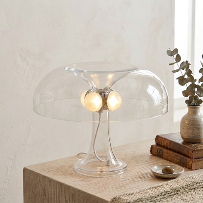 Lampe Mushroom Transparente
