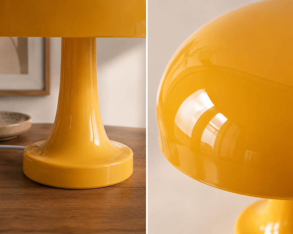 Lampe Mushroom Jaune