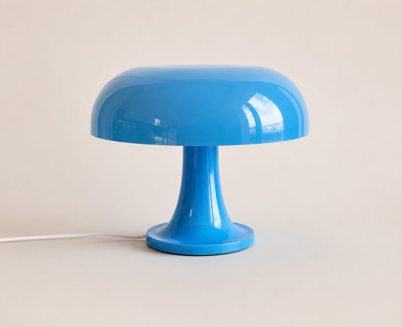 Lampe Mushroom Bleu Cyan