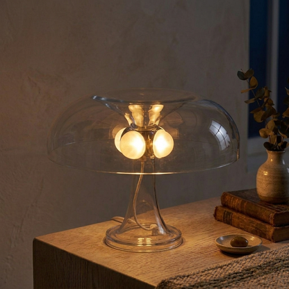Lampe Mushroom Transparente