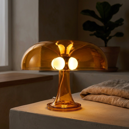 Lampe Mushroom Transparente Jaune