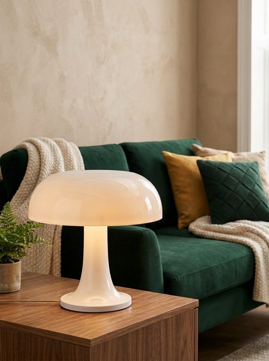 Lampe Mushroom Blanche